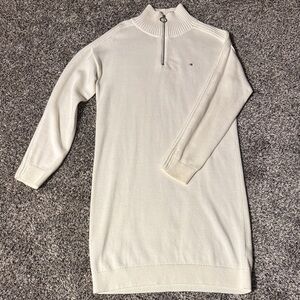 Tommy Hilfiger Cream Sweater Dress